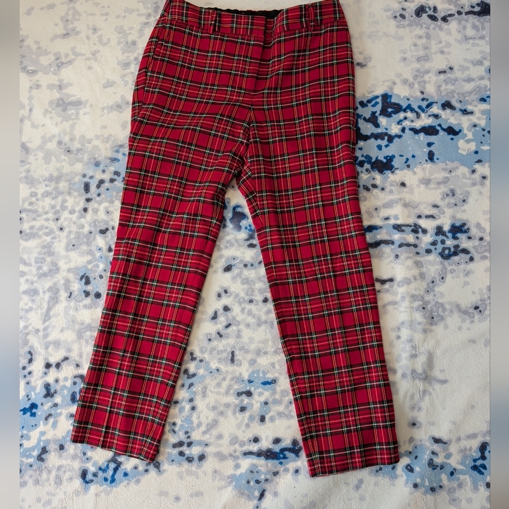 Talbots Red and Black Plaid Garment